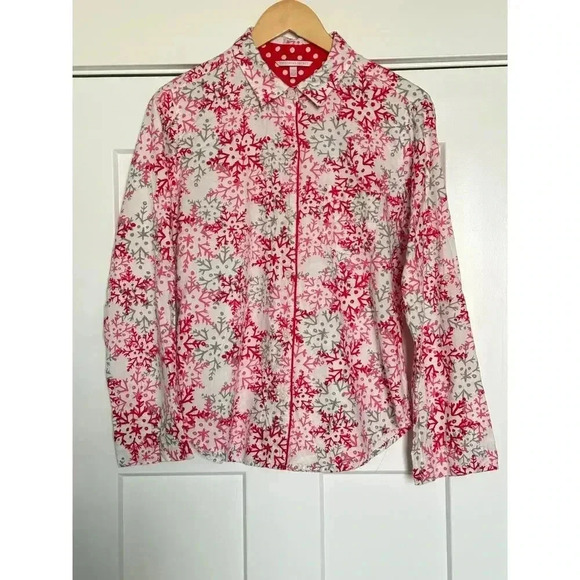 Victoria’s Secret Small 2pc Pajama Set Top Bottom Multicolor Button Down Lounge - Picture 4 of 8